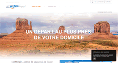 Desktop Screenshot of luxmundivoyages.com